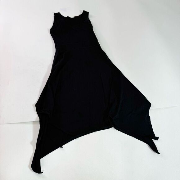 pact Sun Dress Women Small Handkerchief Fit and Flare Midi Organic Cotton Earthy - Picture 1 of 10